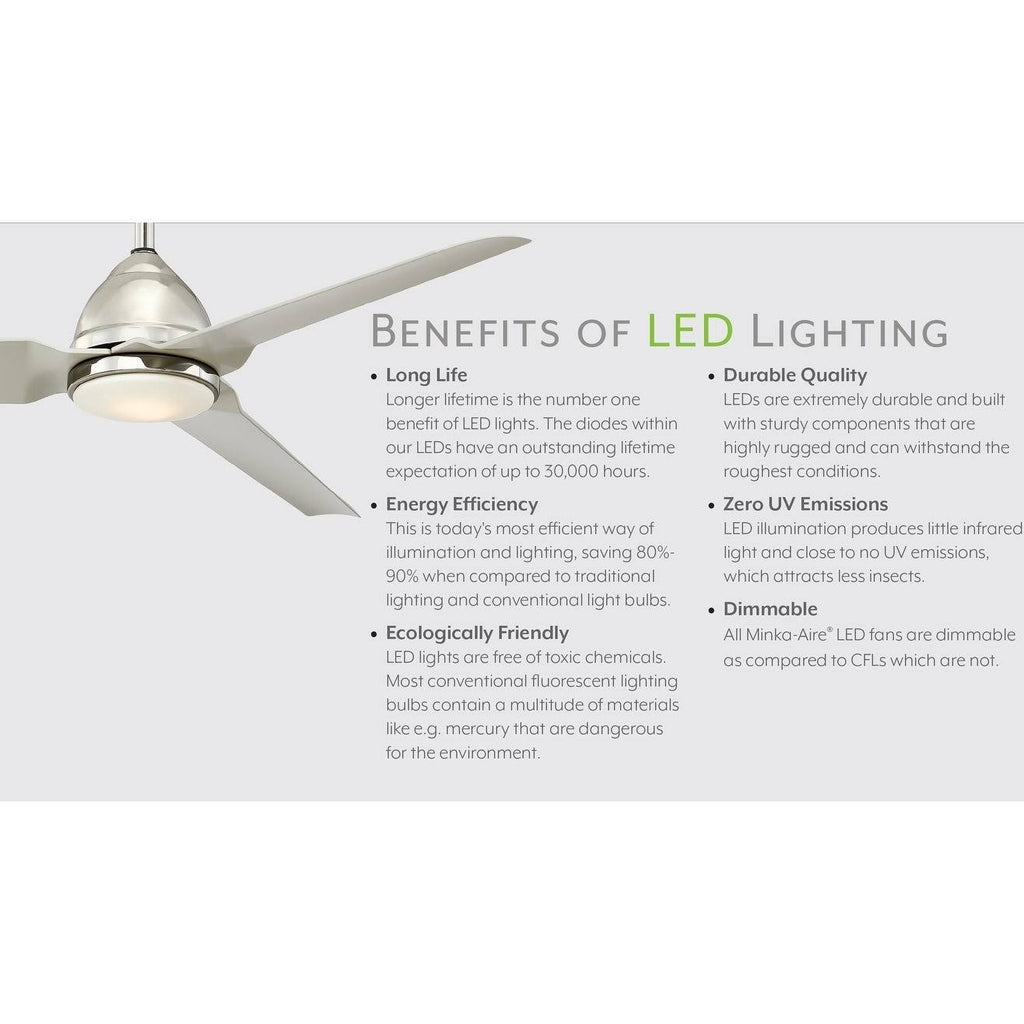 Polished Nickel Ceiling Fan X295