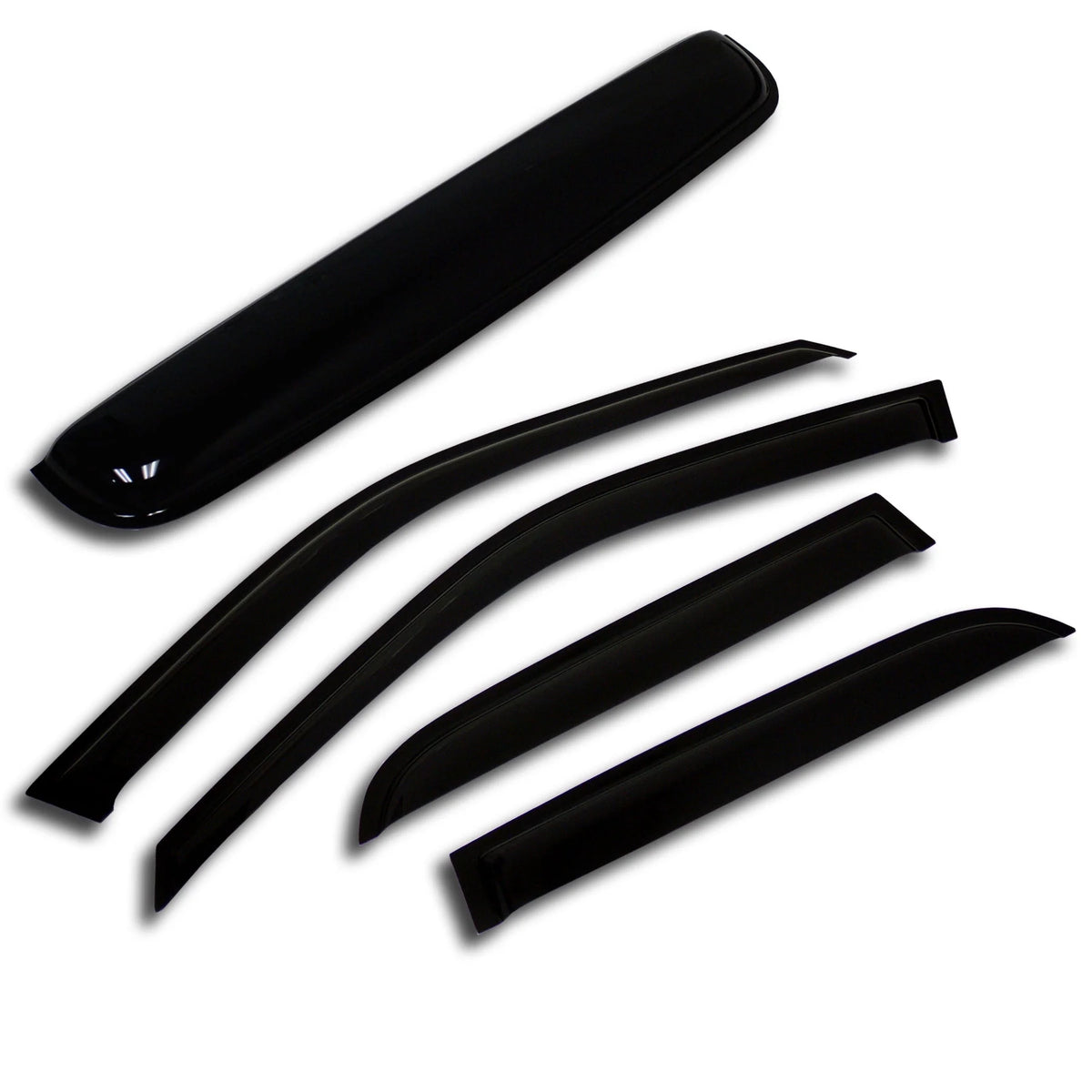 Outside Mount Window Visor Deflector and Sunroof 5 Pcs Set V202