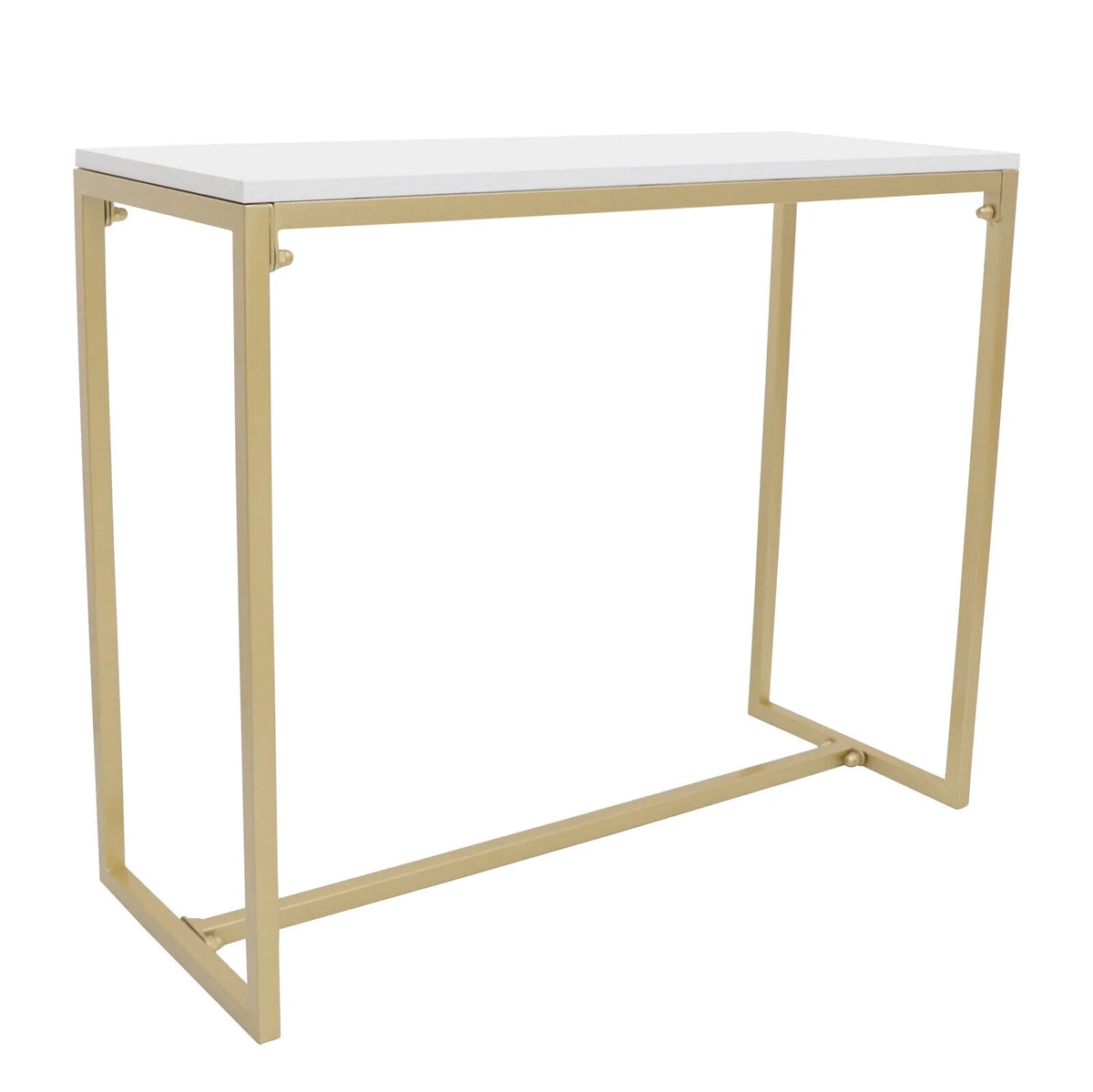 Gold Metal Nesting Tables Display Stand 2 Piece Set W60974