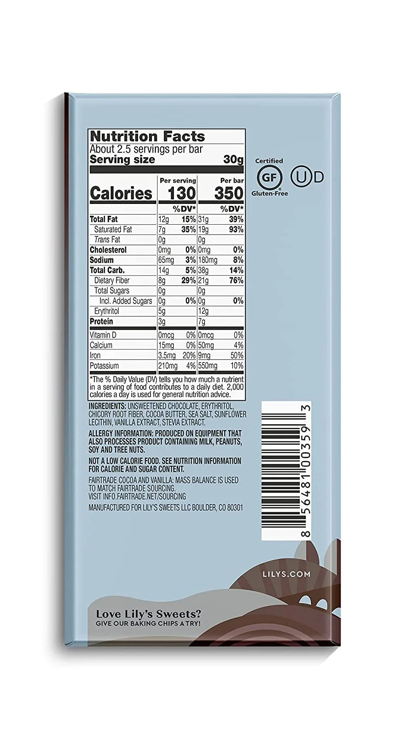 Dark Chocolate Bar 70% Cocoa 2.8 ounce 12-Pack G504