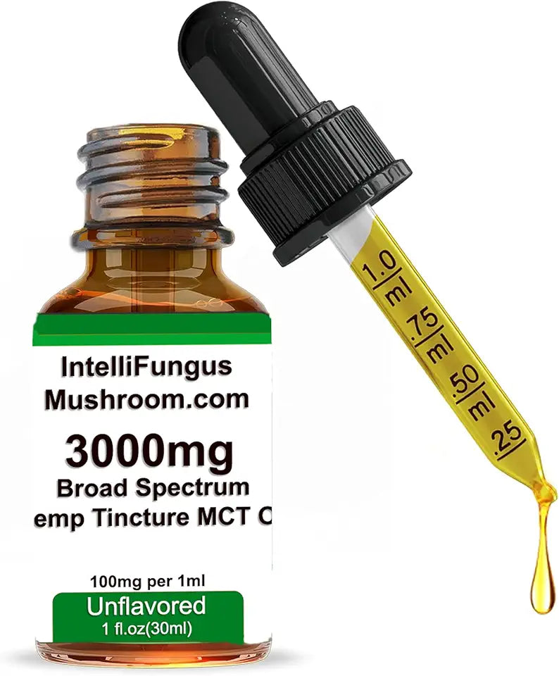 Hemp Oil 3,000mg Unflavored Drops I8206