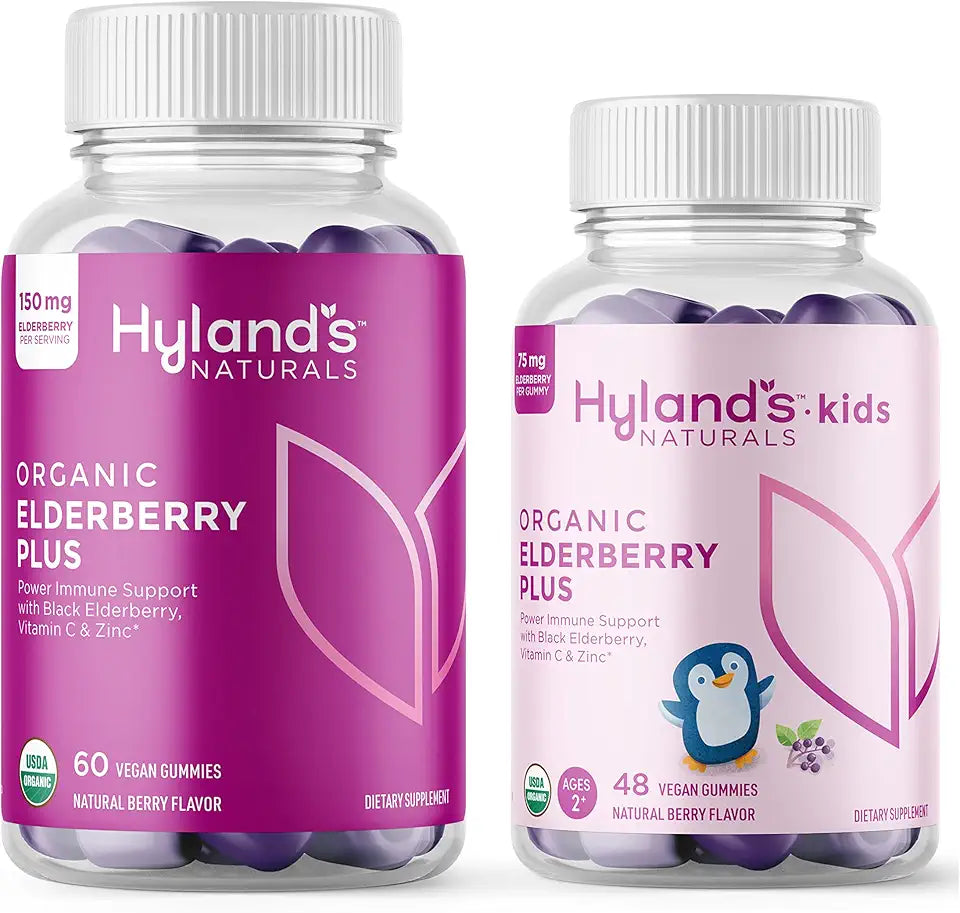 Organic Elderberry Zinc Vitamin C Gummies Z8883