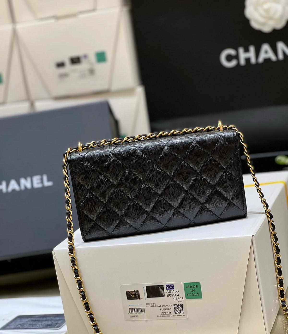 Black Shoulder Bag F502