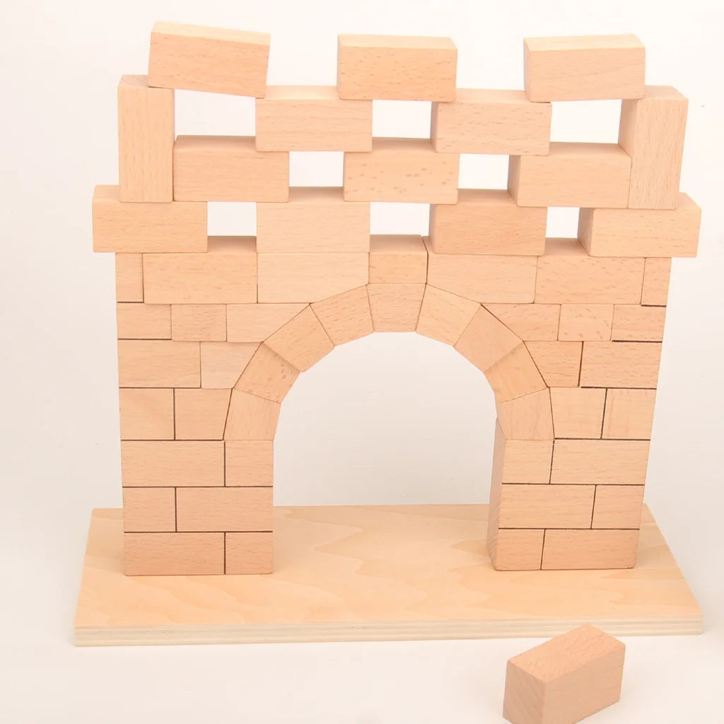 Roman Arch Bridge Stacking Building Block Wooden Stacking Block Game M146