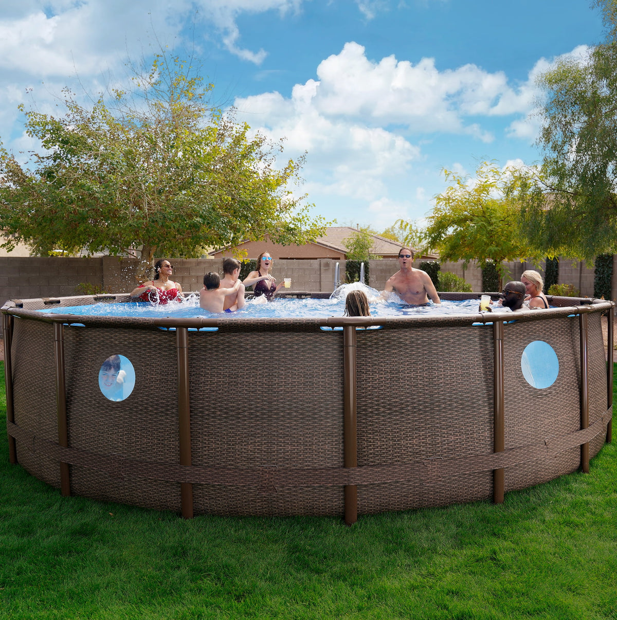 18' x 48 Above Ground Swimming Pool Set W103399