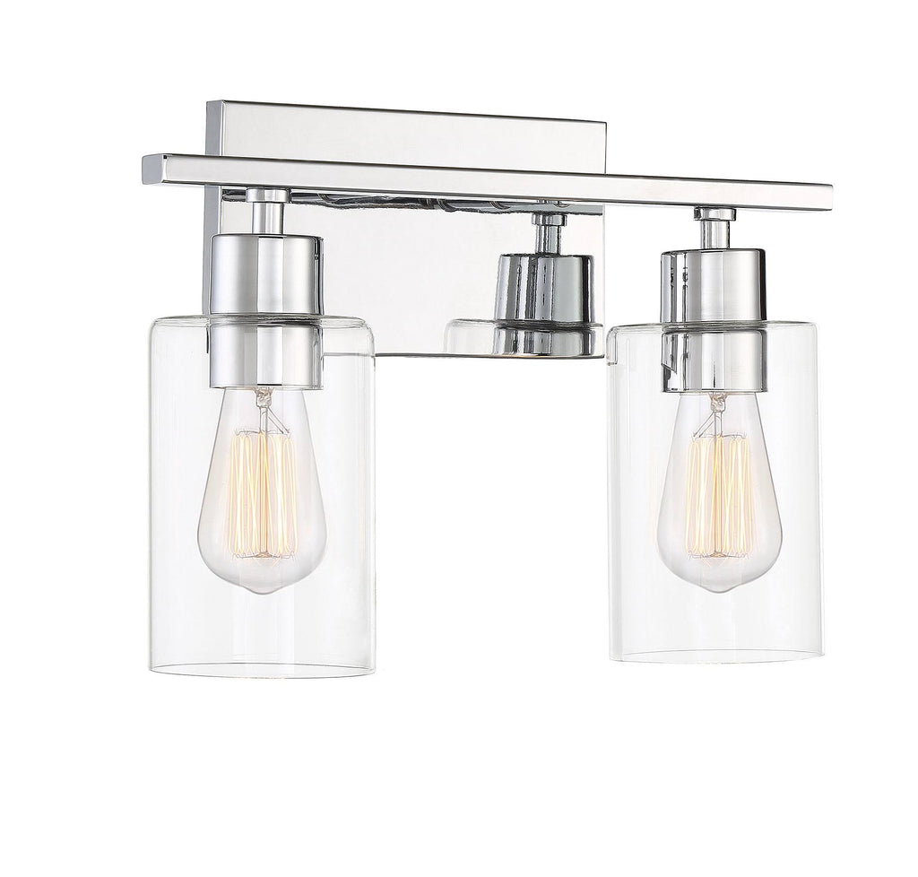 Polished Chrome 2 Light Bath Bar O111