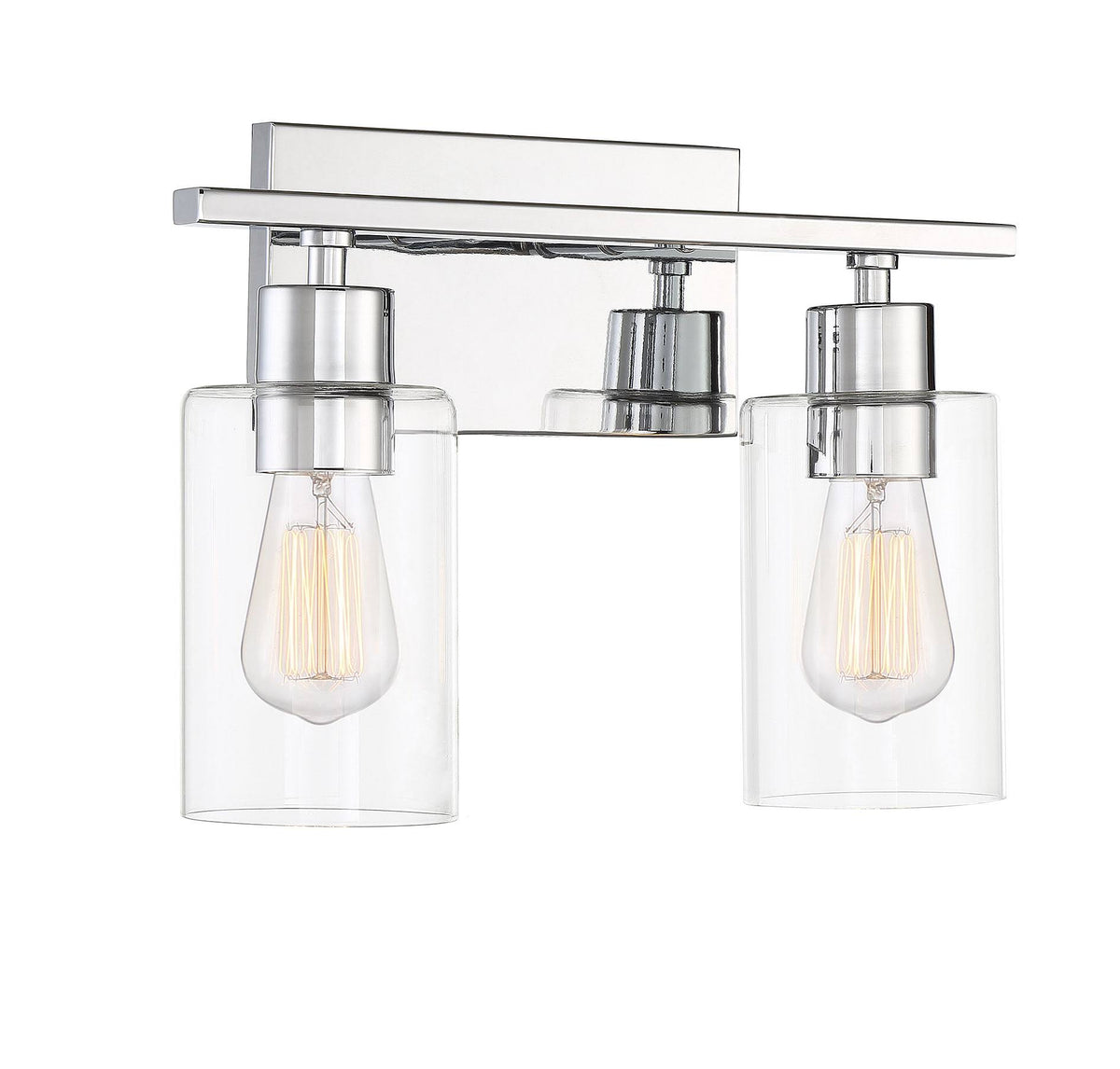 Polished Chrome 2 Light Bath Bar O111