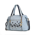 Vegan Leather Tote Handbag D611