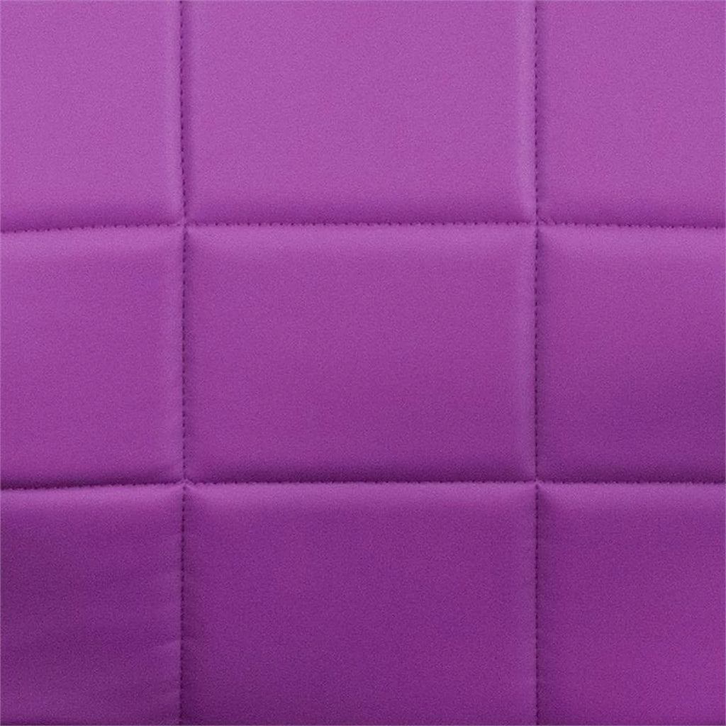 Purple Faux Leather Swivel Office Chair P249989