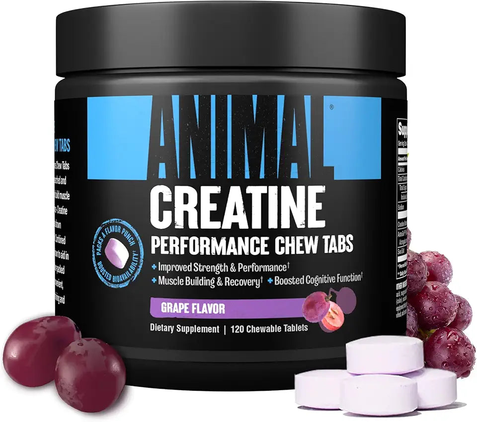 Creatine Monohydrate Chewable Tablets Grape K74298