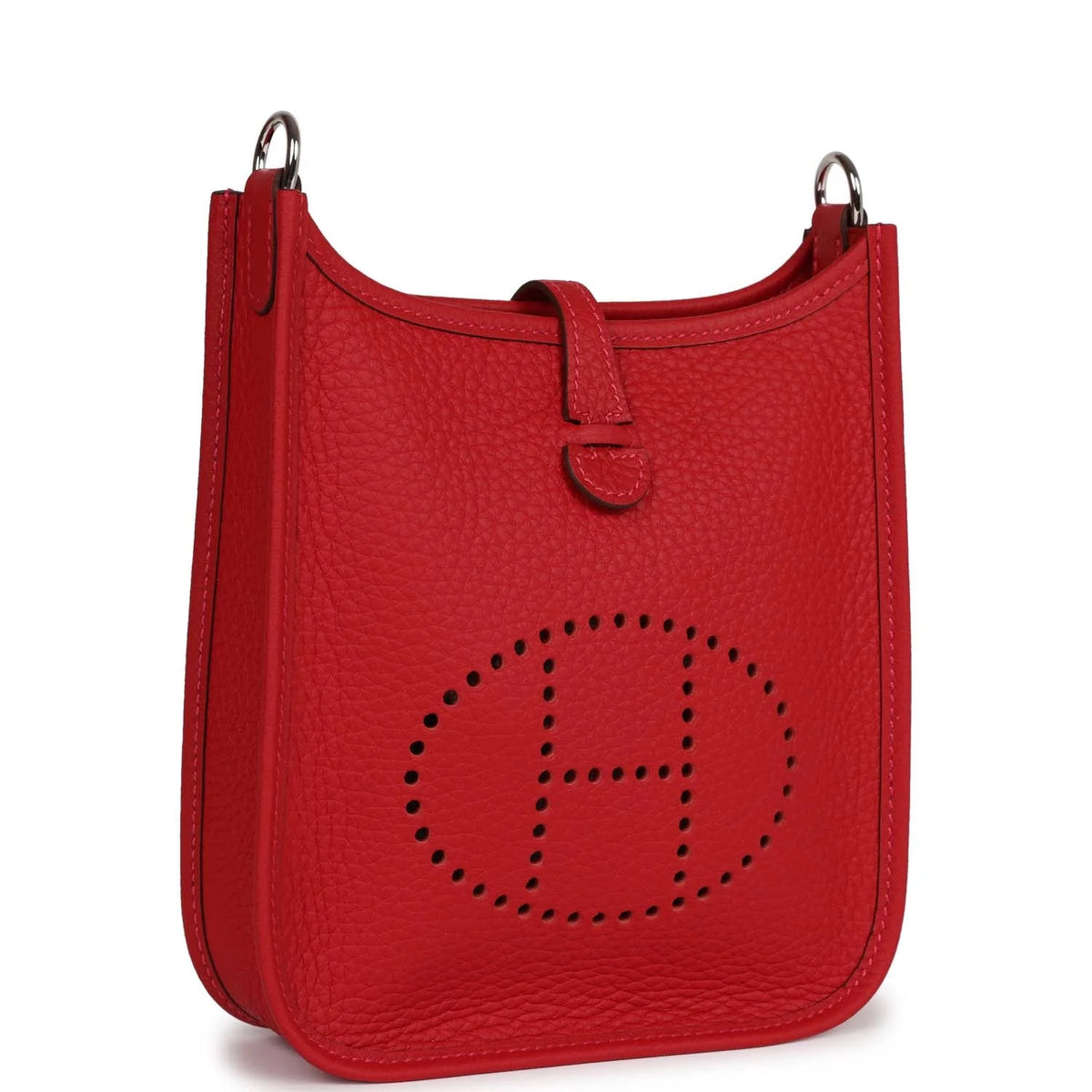 Rouge Piment Clemence Palladium Hardware Bag I9519