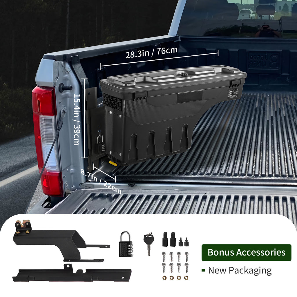 Truck Bed Storage Box Lockable Pivot Z10013