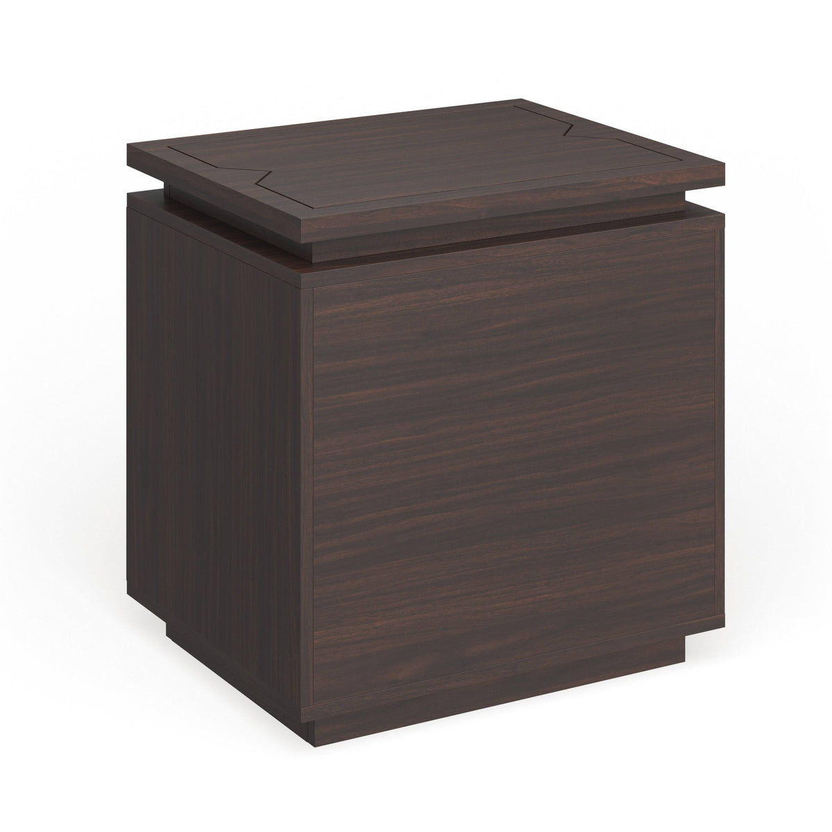 Walnut 2-Drawer End Table Y311