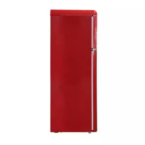 7.5 cu. ft. Red Retro Mini Fridge with Top Freezer N595956