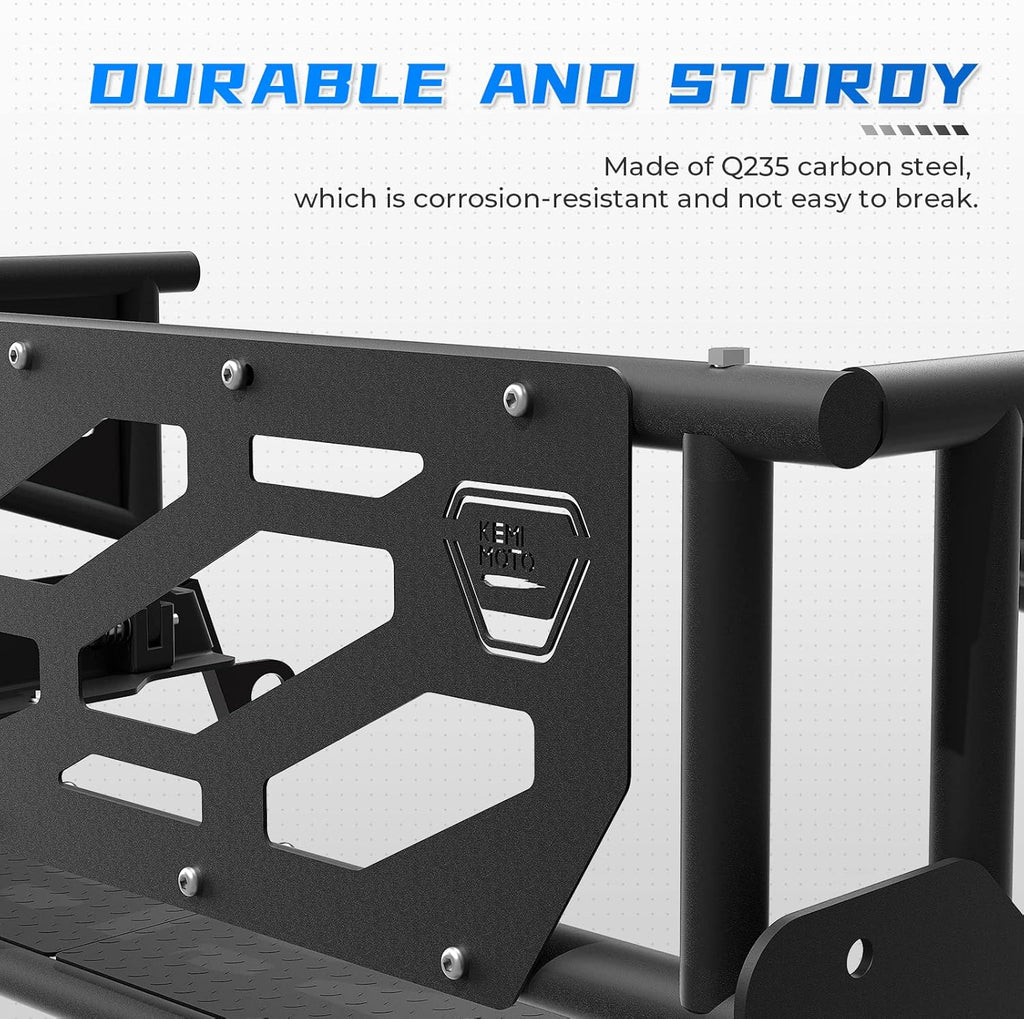 Black Steel Cargo Bed Extender A43979