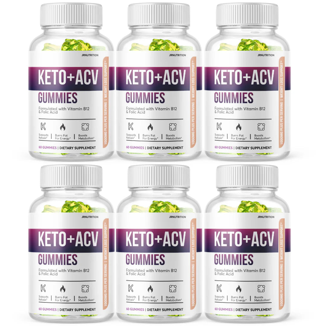 Keto ACV 1000mg Gummies 6 Bottles F60121