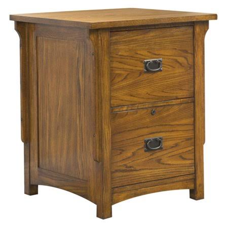 Medium Oak 3 Brown 2-Drawer Lateral File Cabinet E488952
