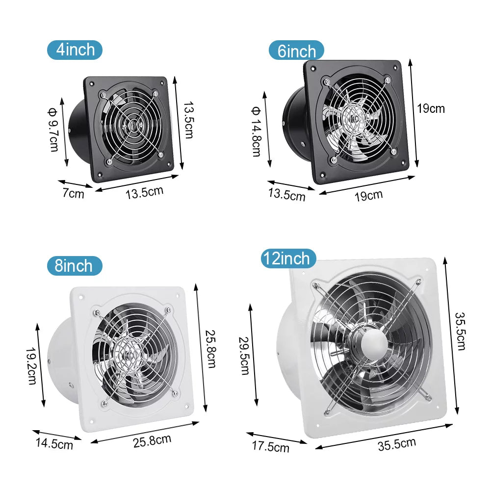 6 Inch Wall Mounted Exhaust Fan T94884