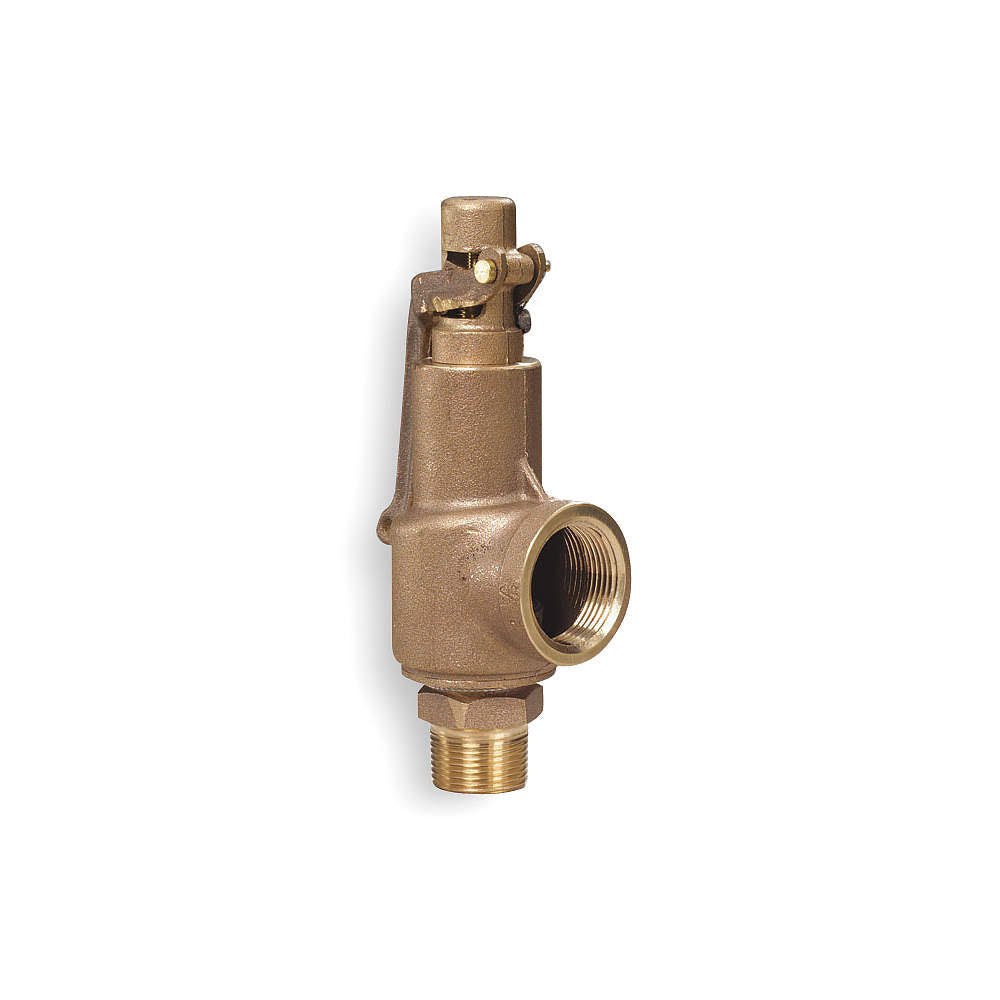 Safety Relief Valve, 3/4 x 1 In, 15 PSI H358500