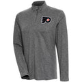 Heather Black Quarter-Zip Pullover Top O1669