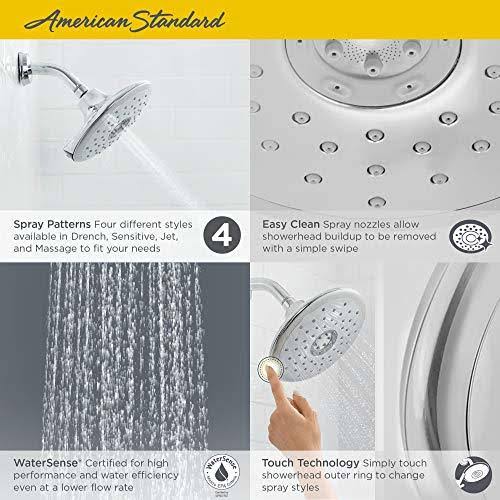 Polished Nickel 4-Function Shower Head U789