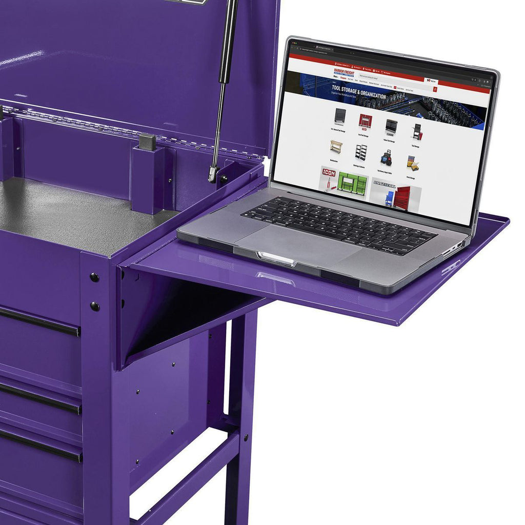 Purple Side Tray for 5-Drawer and 6-Drawer Cart Y857