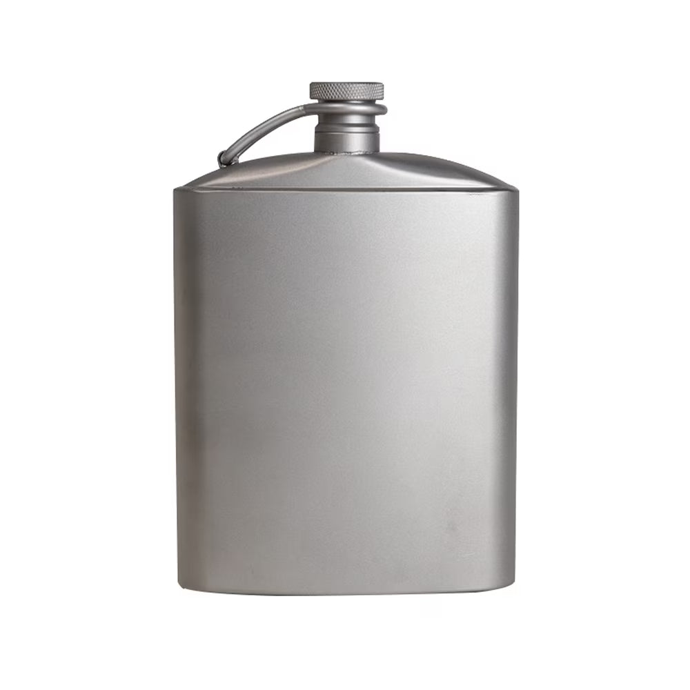 Ultralight Titanium Flask with Screw Clip H9384