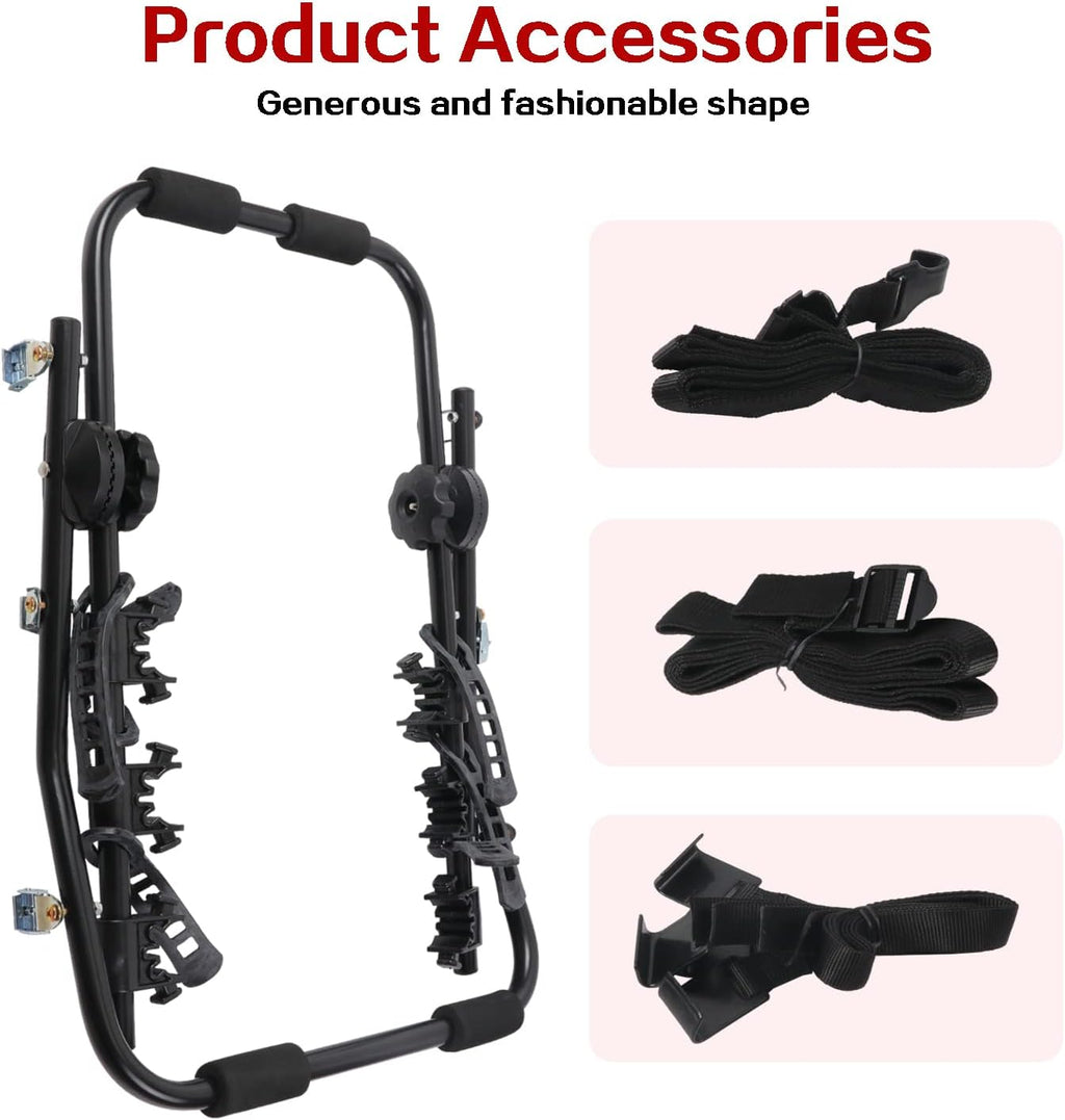 3 Bike Trunk Mount Bike Racks Pack of 2 W300