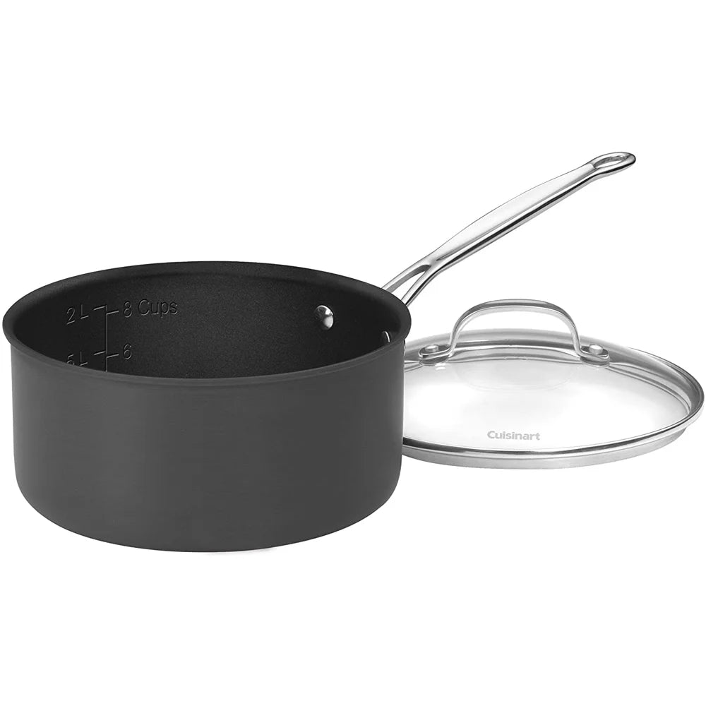 10-Piece Nonstick Hard-Anodized Cookware Set with 12-Piece Knife Set R514224