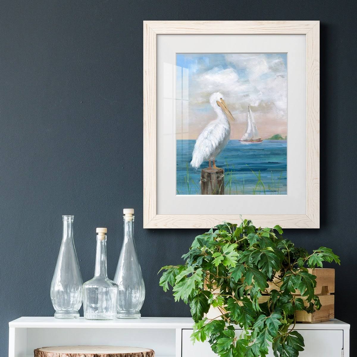 Framed Print 17X20 White Y103410