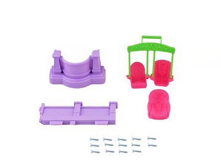 Dollhouse Replacement Swing, Baby Seat, Balcony & Front Door N3354