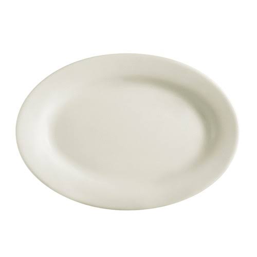 18" Ceramic Oval Platter Q40476