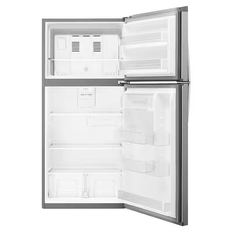 Top Freezer Refrigerator in Bisque Q121