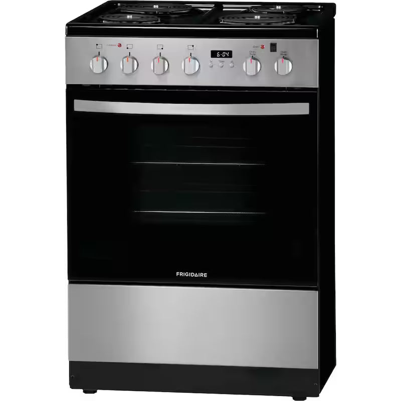 24 in. 1.9 cu. ft. Freestanding Electric Range in Stainless Steel C124996