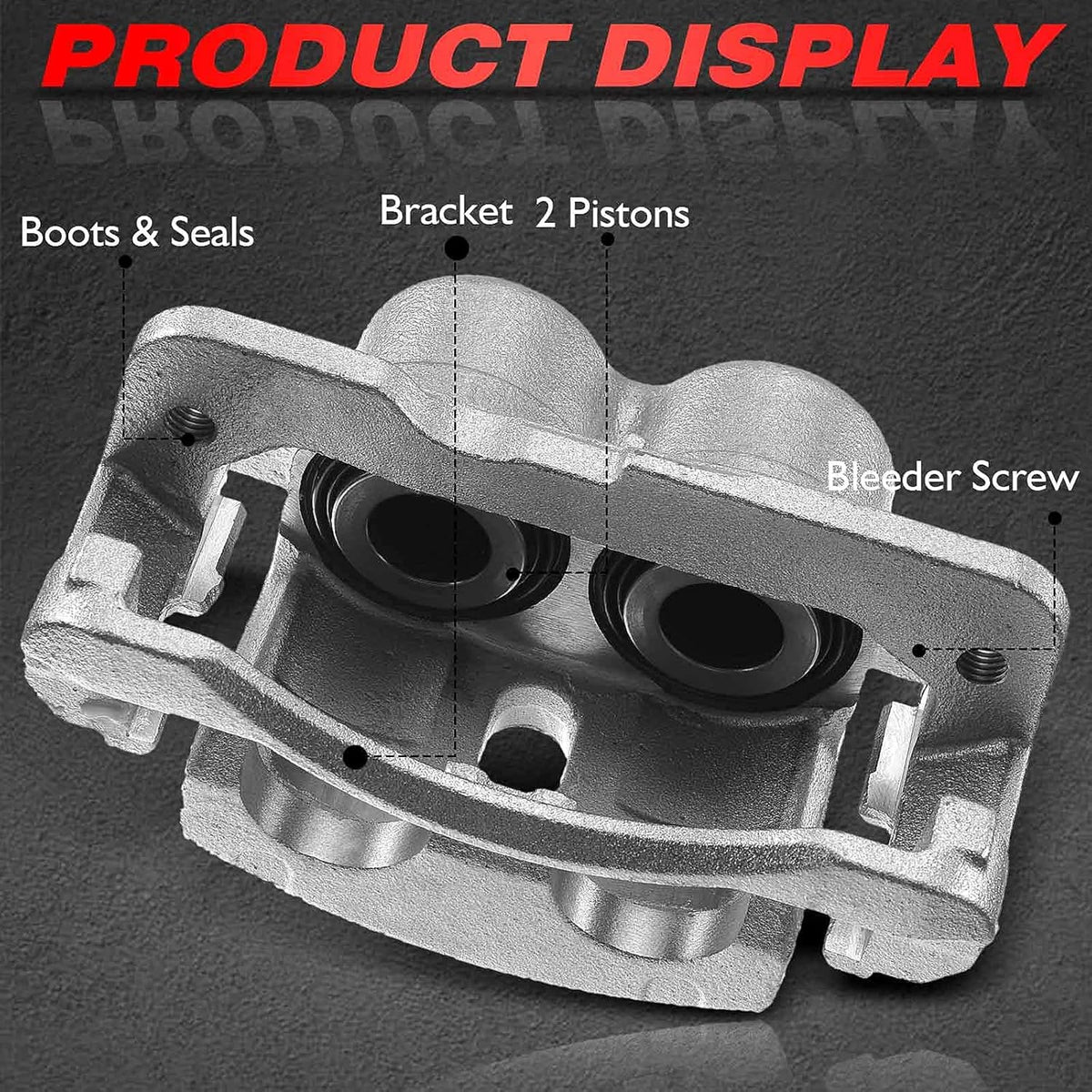 Disc Brake Caliper Assembly Pack of 2 D541
