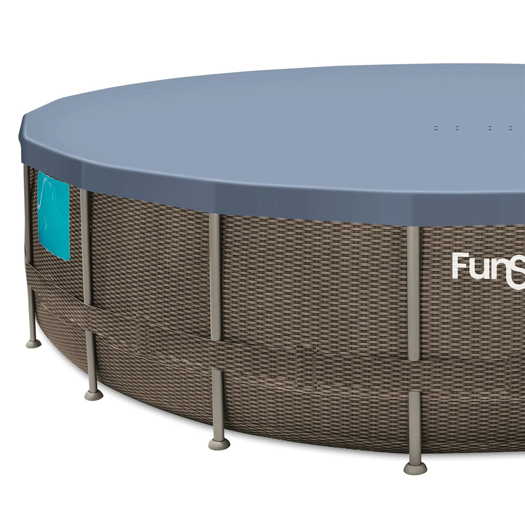 18 ft Round Above Ground Frame Swimming Pool U8181