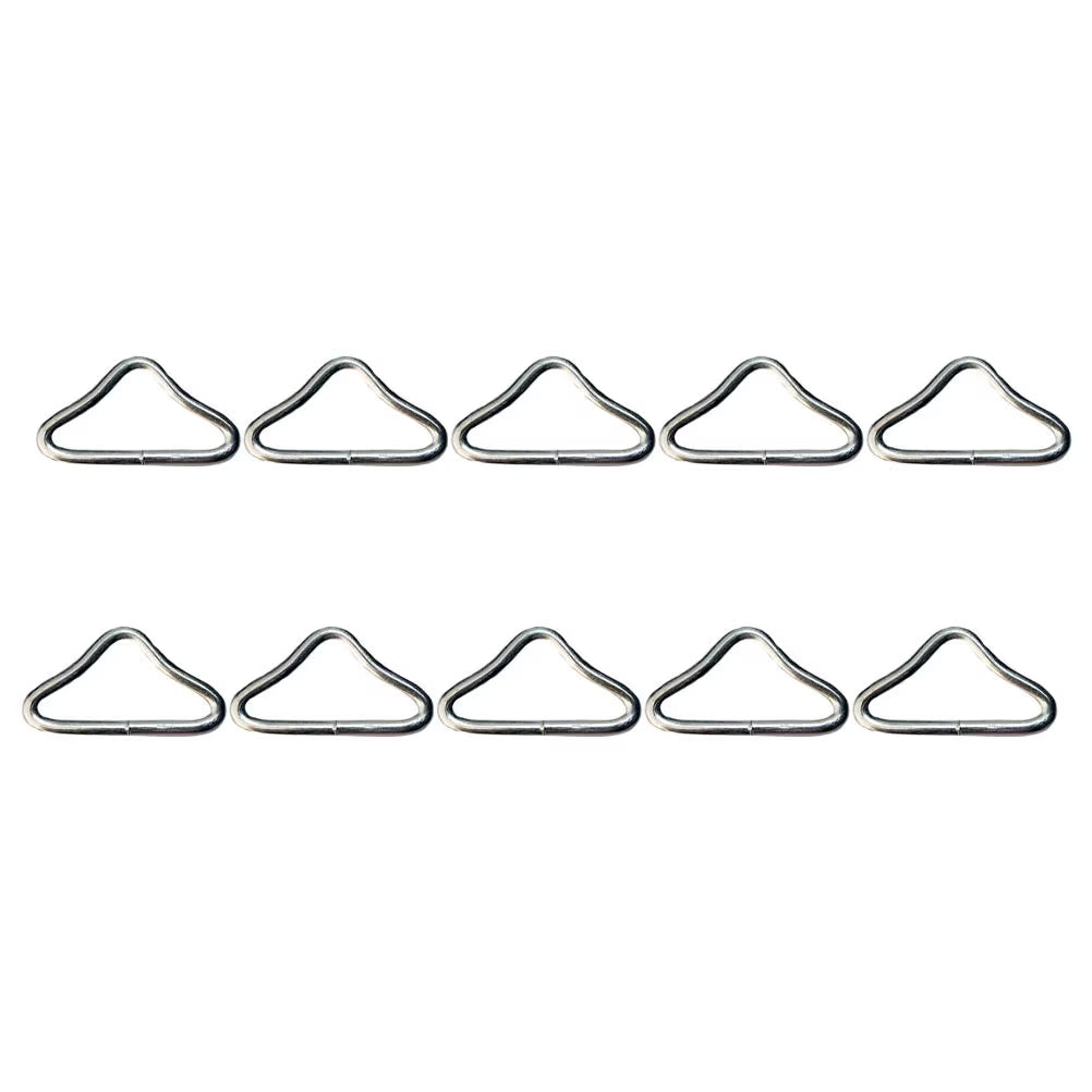 20pcs Trampoline Bungee Bed Mesh Cloth Buckle Triangle Ring Parts T950195