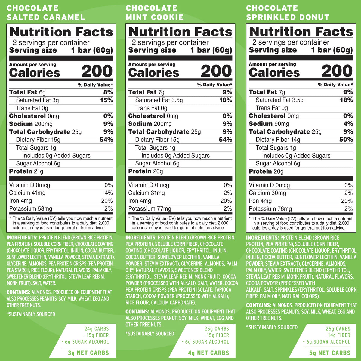 Protein Bars Sampler Pack Box of 12 D56118