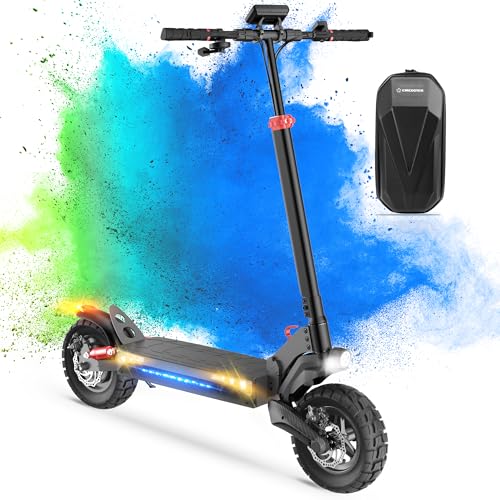 Electric Scooter with 800W Motor, 10'' Off Road Tires, Turn Signals & Storage Bag Z509270