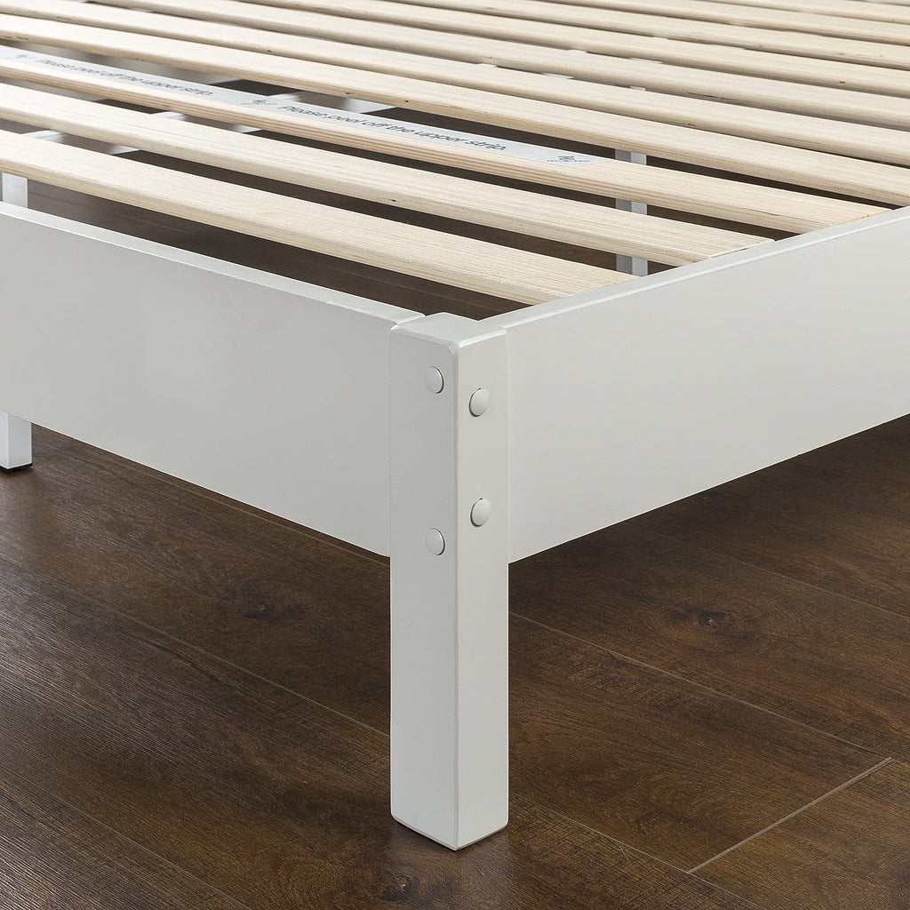 Wood Platform Bed Frame with Headboard, Full A451