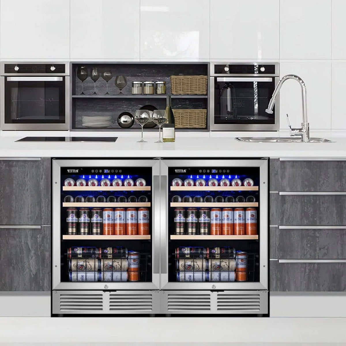 300 Can 48" Beverage Refrigerator Q300