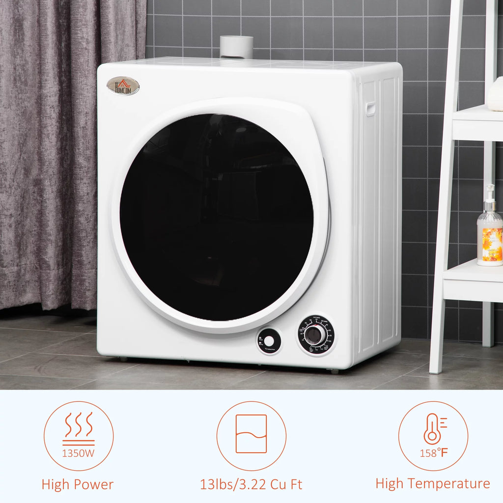 1350W 3.22 Cu. Ft. Portable Clothes Dryer H86049