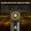 USB Condenser Microphone Kit 192KHZ/24BIT Cardioid Plug & Play, Pack of 2 C782708