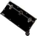 Large 32 x 18 x 16.5 Inches Lockable Footlocker with Wheels X9610