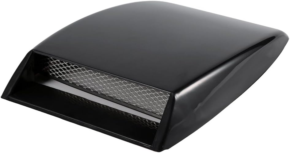 Black Hood Scoop Bonnet Sticker Cover Q345147
