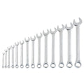 Fully Polished SAE Combination Wrench Set, 14-Piece Z979