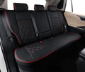 Black Leatherette Car Seat Covers for Toyota Tundra H80665