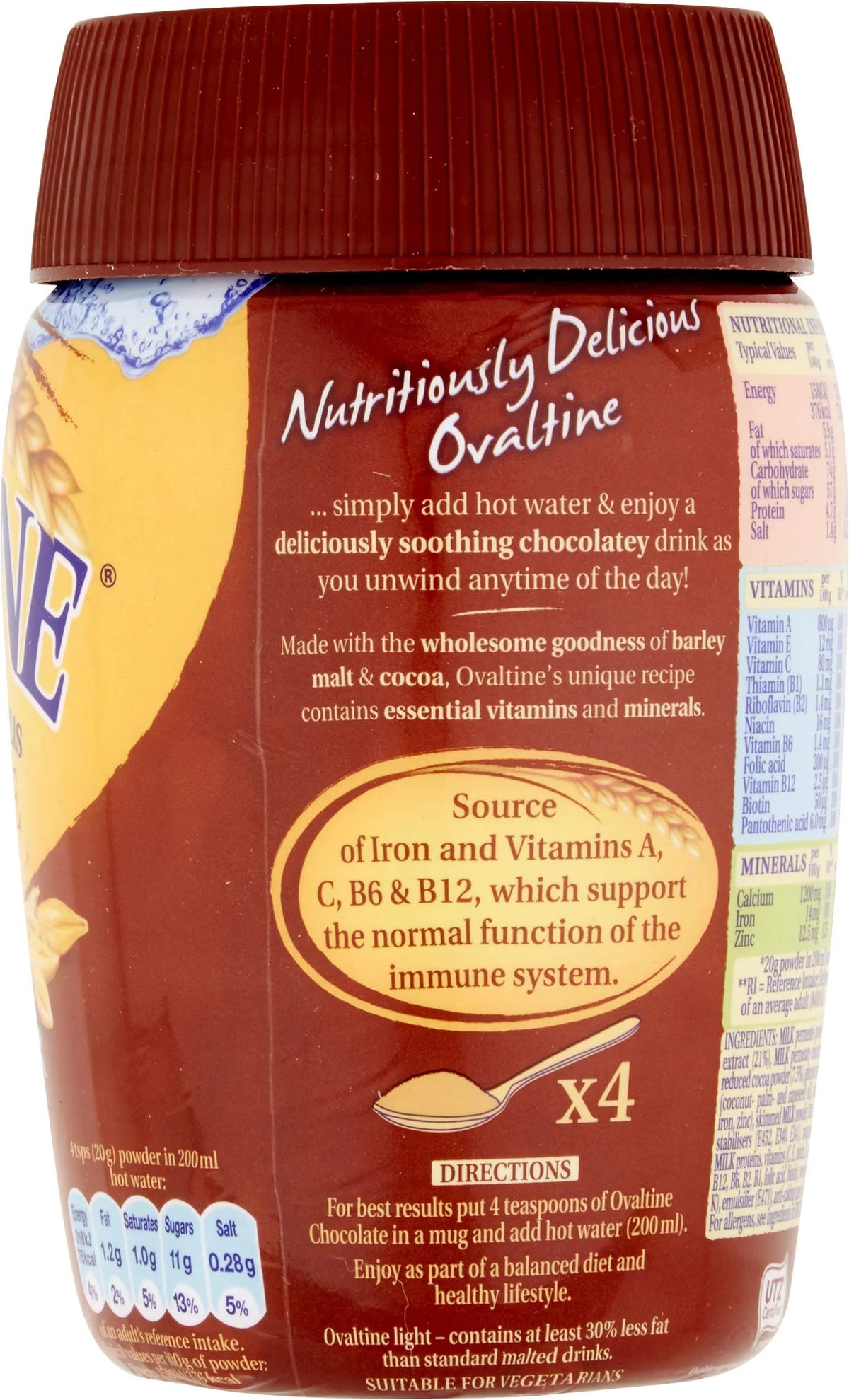 Chocolate Light Drink 300G U930133