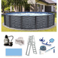 15-ft Round 52-in Deep Above Ground Swimming Pool U8580