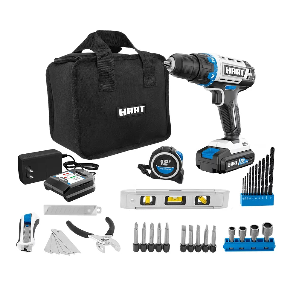 3/8-inch Drill/Driver Project Kit & 12-inch Hybrid String Trimmer/Blower Combo Kit C13985